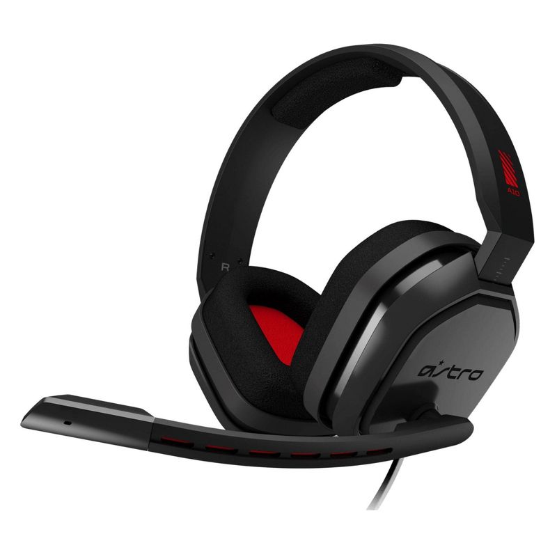 Astro Gaming A10 Wired Stereo Gaming Headset for PC/Xbox One/Series X|S/PlayStation 4/5 - Black/Red, 1 of 9