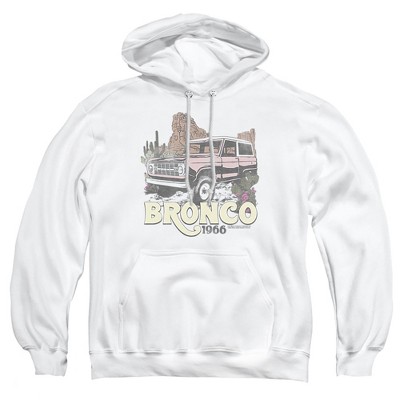 Ford Bronco Men's Gray Pullover Hoodie – Gildan Fleece Sweatshirt With Graphic
