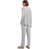 Ekouaer Women's Pajamas Long Sleeve Sleepwear Casual Button Down Loungewear Soft Pjs Set - 2 of 4