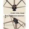 13' x 13' Pop up Canopy Instant Tent, No Edge Lifting Eaves Folding Shed Oxford Cloth for Patio,Garden,Beach - 4 of 4