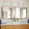 MAYEERTY 64 inch Full Length Mirror Rectangle Aluminum Alloy Frame Leaning Haning Dressing Mirror Gold - 2 of 4