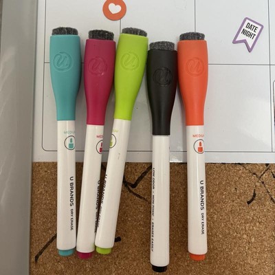 U Brands 6ct Mini Dry Erase Markers Fashion Colors : Target