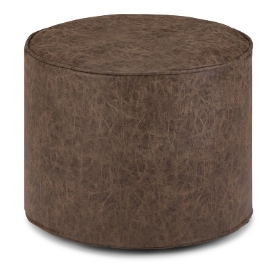 target leather ottoman