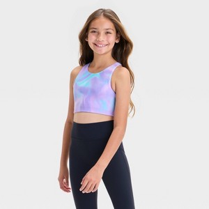 Girls' Strappy Sports Bra - All In Motion™ - 1 of 3