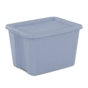 Racxily 4-Pack Storage Bin, 18 Gallon Plastic Storage Container with Snap-On Lid - 1 of 4
