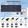 Portable Solar Panel, Solar Charger IP65 Waterproof for Camping RV Blackout Off Grid Outdoor - 4 of 4