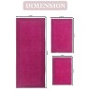 Home Weavers Luxury Collection 100% Cotton Tufted Bathroom Rug Set, Non-Slip Latex Bath Rug Set - 3 of 4