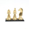 Decorative Aluminium Chess Piece on Base-Gold - 2 of 4