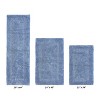 Lux Premium 100% Cotton  Ultra-Soft Tufted Solid Reversible 3 Piece Bath Rug Set, Water-Absorbent, Durable, Machine Washable Bathroom Rug - 2 of 4