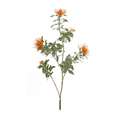Melrose Flocked Protea Spray (Set of 6)