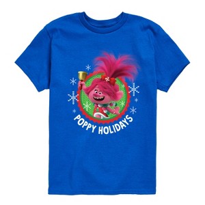 Boys' - Trolls - Poppy Holidays Short Sleeve Graphic T-Shirt - 1 of 4