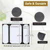 WeChef 5 Pack Restaurant Menu Covers Gate Fold for 8.5x14" & 4.25x14" Paper PU Leather for Wine List Coffee Bars Hotel - 2 of 4