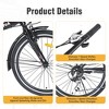 VAPTMY 24" Folding City Bike,7-Speed Steel Frame Commuter,Compact Foldable Design for Easy Storage & Transport,Gray - 4 of 4