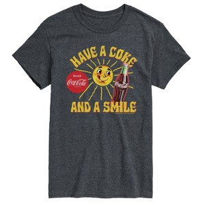 Men's - Coca-cola - Have A Coke And A Smile Short Sleeve Graphic T-Shirt - 1 of 3