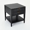 East Bluff 2 drawers Woven Accent Table Black - Threshold™ designed with Studio McGee - 4 of 4