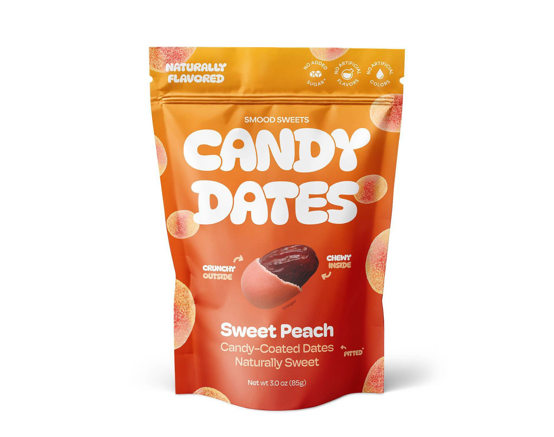 Smood Sweets Sweet Peach Candy Dates - 3oz