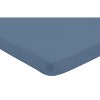 Sweet Jojo Designs Boy Baby Fitted Mini Crib Sheet Watercolor Sports Theme Blue - 2 of 4