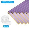 Unique Bargains DIY Crafts Gift Packaging Waterproof Flower Wrapping Paper with 2 Rolls Ribbons - 3 of 4