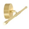 CWI Lighting Oskil LED Integrated Wall Light With Satin Gold Finish - 4 of 4