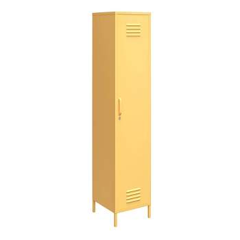 Cache Single Metal Locker Storage Cabinet Yellow - Novogratz