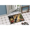 Boersma Australian Cattle Dog Cozy Christmas Doormat Front Door Mat Indoor Outdoor Rugs For Entryway, Non Slip Washable Low Pile, 24H X 36W - 3 of 4