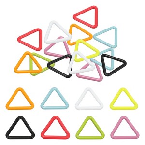 Unique Bargains Metal Triangle Locking Crochet Stitch Marker for Sewing DIY Craft - 1 of 4