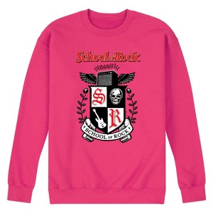 Men's - School of Rock - School Crest Graphic Fleece Sweatshirt - 1 of 4