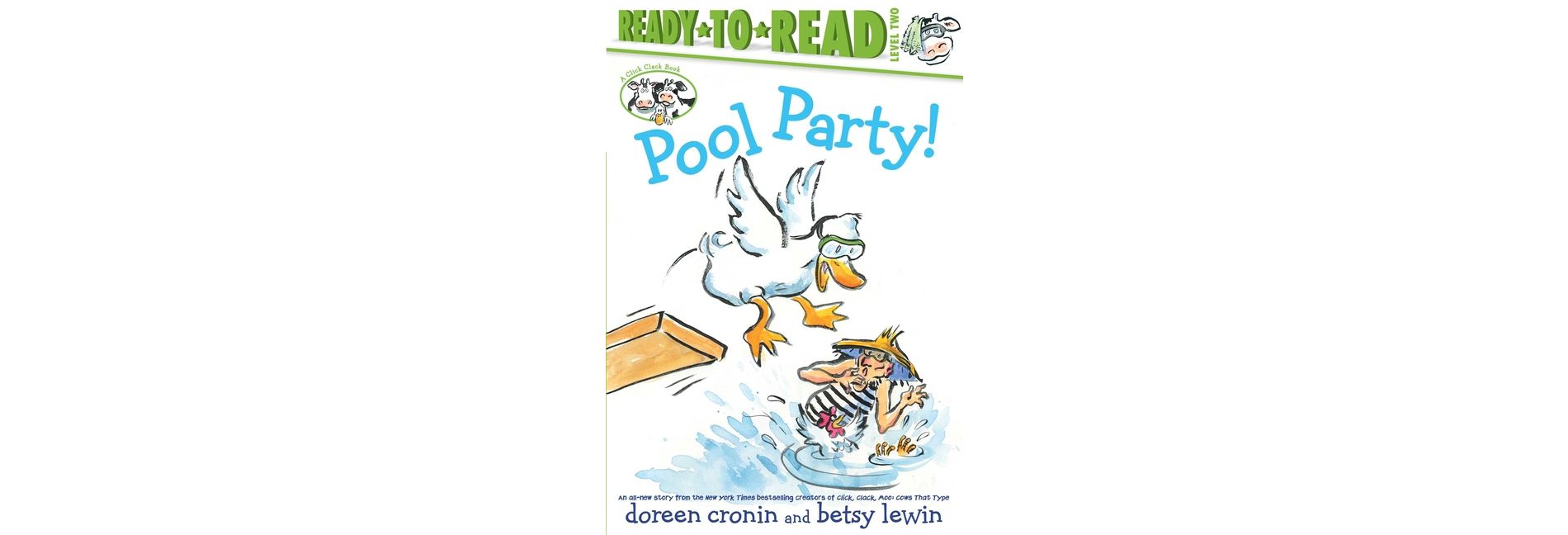Pool Party!/Ready-To-Read Level 2 - (Click Clack Book) by  Doreen Cronin (Paperback)