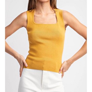 Women's Square Neck Tank Top - ee:some - 1 of 4