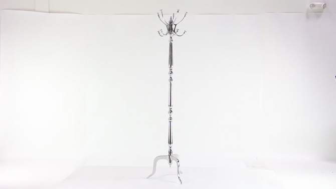 Traditional Iron Coat Rack Silver - Olivia &#38; May, 2 of 7, play video