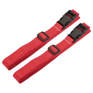 Unique Bargains Travel Packing Accessories Adjustable Utility Straps 2 Pcs - 1 of 4
