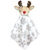 Hudson Baby Infant Girls Animal Face Security Blanket, Mrs Claus, One Size - 4 of 4