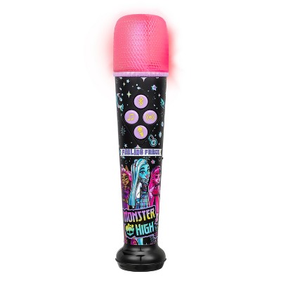 eKids Monster High Bluetooth Microphone for Kids, Wireless Microphone for Fans of Monster High Toys - Black (MH-B12.FMv23)