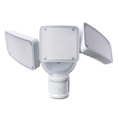 White 5000K LED Motion Sensor Security Flood Light