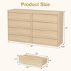 6 Drawer Dresser for Bedroom, 29" Tall Modern 6 Chest of Drawers with Large Storage Space - 2 of 4
