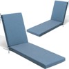 Crestlive Products Patio Outdoor Chaise Lounge Cushion 2 PC - 2 of 4