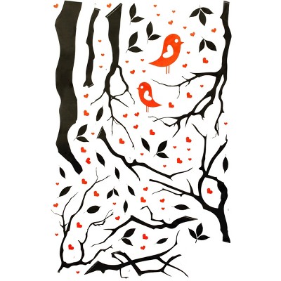 Slickblue Timbered Twig Vinyl Wall Decals - Elegant Nature Wall Art for Living Room, Office, and More
