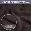 PiccoCasa Velvet Plush Stretch Sofa Slipcovers with Cushion Cover 2 Pcs - image 3 of 3