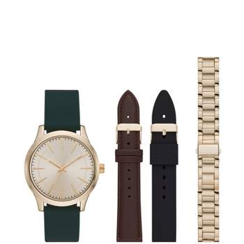 Men's Interchangeable Strap Watch Set - Goodfellow & Co™ Green