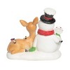 Transpac Resin 6.25 in. Multicolor Christmas Tangled Snowman and Reindeer Decor - 3 of 4