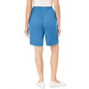 Woman Within 7-Day Elastic-Waist Pull-On Cotton Denim Shorts - 3 of 4
