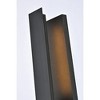 Elegant Lighting Raine Integrated LED wall sconce in black - 4 of 4