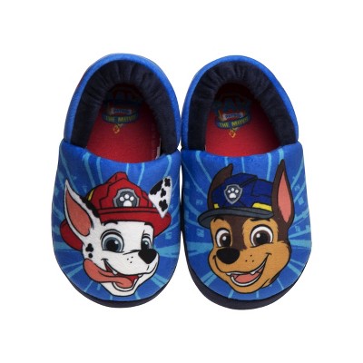 Nickelodeon Paw Patrol Marshall and Chase Movie Special Toddler Boys' Dual Sizes Slippers
