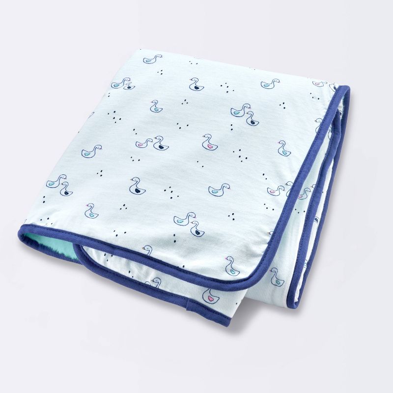 Baby Jersey Knit Blanket - Cloud Island&#8482; Blue, 1 of 6
