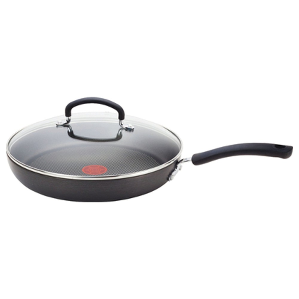 Photos - Pan Tefal T-fal 12" Frying  with Lid Ultimate Hard Anodized Nonstick Cookware Gra 