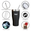 Healthy Human Stainless Steel Tumbler with Straw & Lid | (32oz, Pure Black) - 2 of 4