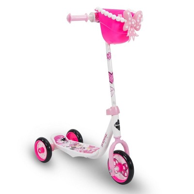 disney's minnie mouse racing trike from huffy