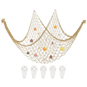 Unique Bargains Mediterranean Style Ocean Theme Wall Hanging Party Decorative Hanging Ornament - 1 of 4