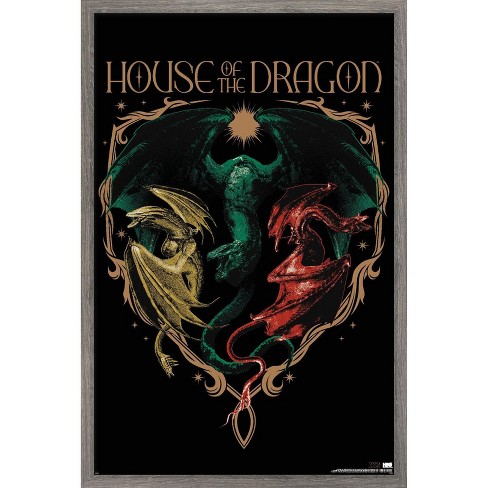 House of the Dragon Canvas Poster Print Semi good Gloss 24x36 New Various Sizes