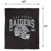 NFL Las Vegas Raiders Vintage Arch Cozy Knit Throw Blanket - 3 of 3